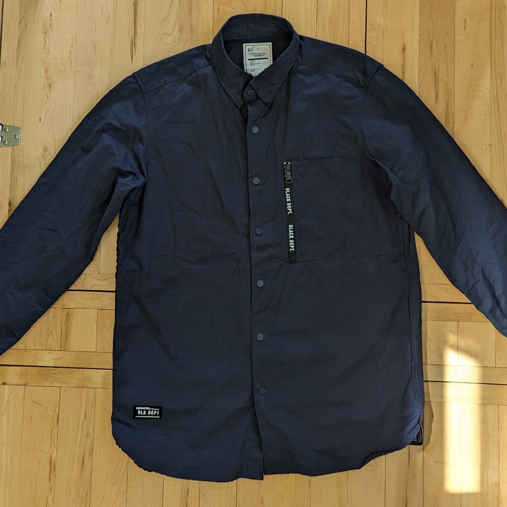 Chocoolate | Black Dept Snap Down Jacket Shirt Na… - image 4